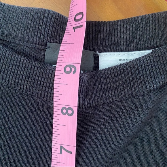 EILEEN FISHER Women’s PP Black Pull Up Trouser Silk Pant - Picture 7 of 9